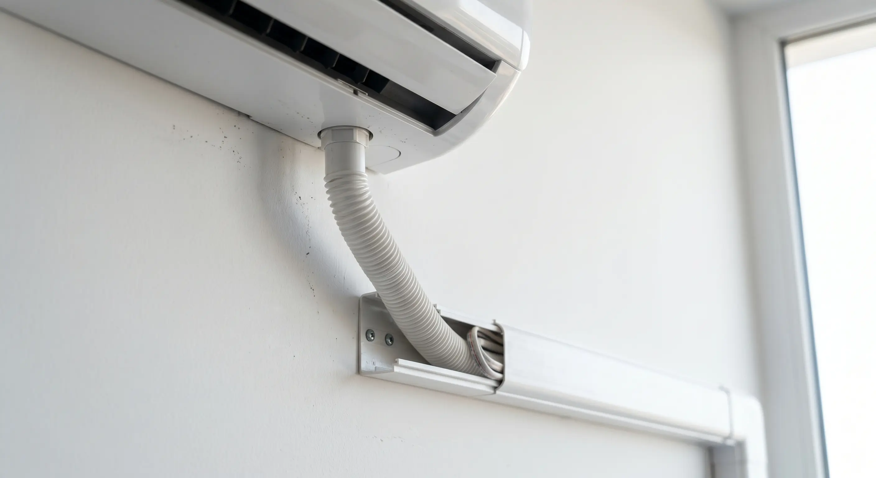 Дренажный шланг кондиционера — правильный уклон для отвода конденсата