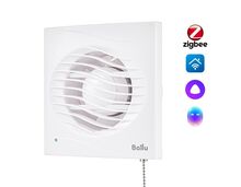 Фото Вентилятор вытяжной Ballu BAF-AR 150 VP с обратным клапаном и тяговым выключателем  — купить в Москве