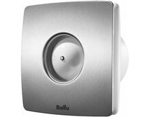 Фото Вентилятор вытяжной Ballu BAFS - 150, D150 мм, 37 дБ, 210 м3/ч, обратный клапан, цвет серый  — купить в Москве