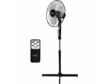 Фото Вентилятор напольный Ballu BFF-807 ( 45 Вт / скоростей 3 / диаметр 38 см / пульт ДУ / таймер / тяжелая база / чёрный)  — купить в Москве