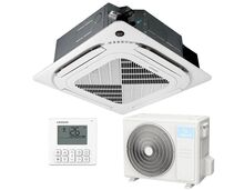 Фото Сплит-система инверторная кассетная LESSAR LS-HE36BVE4/LU-HE36UVE4/LZ-B4UB до 105 кв м  — купить в Москве