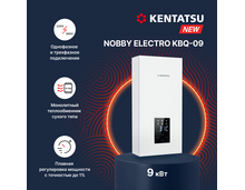 Фото Котел электрический Kentatsu Nobby Electro KBQ-09 220/380В, для отопления, одноконтурный  — купить в Москве
