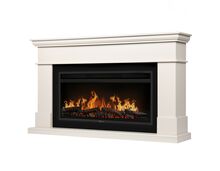 Фото Каминокомплект: Очаг Electrolux EFP/P-3620LS, портал California 42/40/36, молочный  — купить в Москве