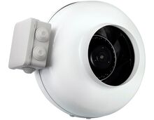 Фото Вентилятор Shuft Tube 125 XL осевой круглый канальный 2600 об/мин 50 Дб 65 Вт D 125 мм НС-0006547  — купить в Москве