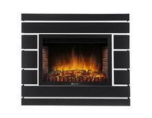 Фото Каминокомплект: Очаг Electrolux EFP/P-3020LS N, портал Moderno 30 шпон чёрный дуб  — купить в Москве