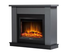 Фото Каминокомплект Firelight: Очаг EFP/P-2720RLS N, портал Canto 25 графит  — купить в Москве