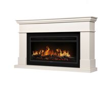 Фото Каминокомплект: Очаг Electrolux EFP/P-4220LS, портал California 42/40/36, молочный  — купить в Москве