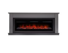 Фото Каминокомплект: Очаг Electrolux Infinity EFP/P-1600ULS, портал Canto Long графит, черный  — купить в Москве