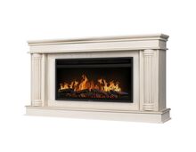 Фото Каминокомплект: Очаг Electrolux EFP/P-4220LS, портал Olympia 42/40/36, сл. кость с зол. патиной  — купить в Москве