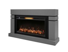 Фото Каминокомплект: Очаг Electrolux EFP/P-4220LS, портал Lindos 42/40/36, светло-серый, р/в  — купить в Москве