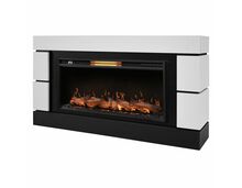 Фото Каминокомплект: Очаг Electrolux EFP/P-3620LS, портал Moderno 42/40/36, белый, р/в  — купить в Москве