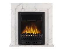 Фото Каминокомплект: Очаг Electrolux EFP/P-1020LS, портал Simple Classic белый  — купить в Москве