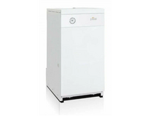 Фото Котел газовый Ferroli TORINO 35 энергонезависимый, напольный, 1 конт, откр. кам. сгор.  — купить в Москве