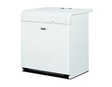 Фото Котел газовый Ferroli PEGASUS 67 2S с чугунным теплообменником, напольный, 1 конт, откр. кам. сгор.  — купить в Москве