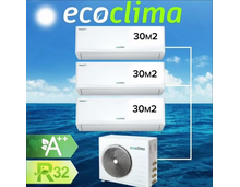 Фото Наружный блок Ecoclima, инверторная, белый, площадь 90 м?, CM4-TC32/4R2  — купить в Москве