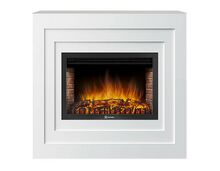 Фото Каминокомплект: Биокамин Firelight BFP/P-3020+Портал Cubo 30 белый  — купить в Москве