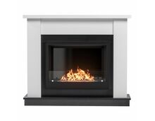 Фото Каминокомплект: Биокамин Firelight BFP/P-2520, портал Canto 25 белый  — купить в Москве