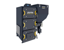 Фото Котел угольный ZOTA Forta 25 кВт (DM) с автоматической подачей топлива (котёл + бункер c мех. под.)  — купить в Москве