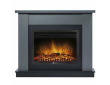 Фото Каминокомплект Firelight: Очаг EFP/P-2520LS N, портал Canto 25 графит  — купить в Москве