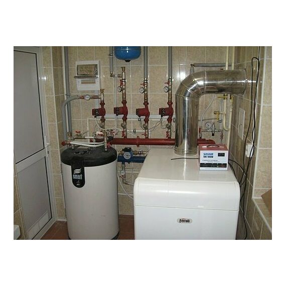 Фото Котел газовый Ferroli PEGASUS 67 2S с чугунным теплообменником, напольный, 1 конт, откр. кам. сгор. , изображение 4 — купить в Москве