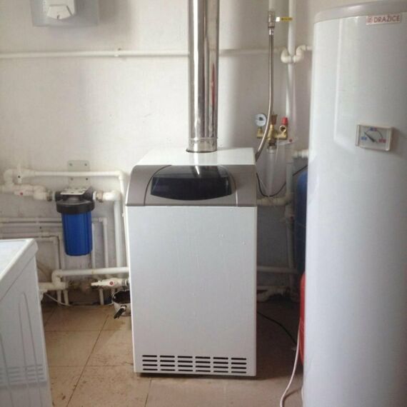 Фото Котел газовый Ferroli PEGASUS D 45 с чугунным теплообменником, напольный, 1 конт, откр. кам. сгор. , изображение 8 — купить в Москве