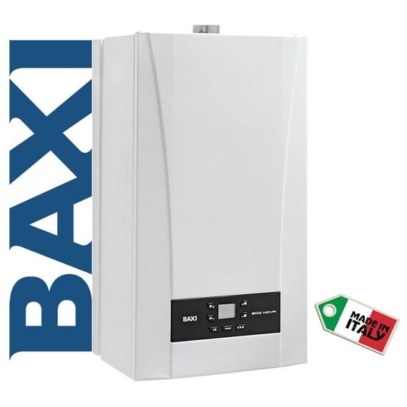 Фото Котел газовый настенный BAXI ECO Nova 18 F, двухконтурный, с закрытой камерой сгорания , изображение 26 — купить в Москве
