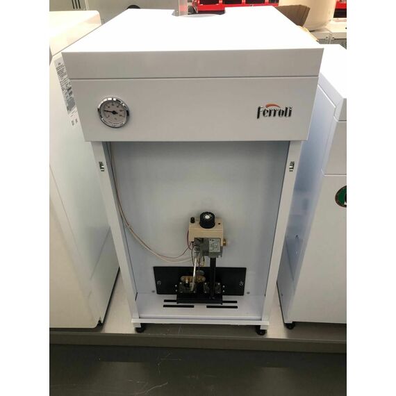 Фото Котел газовый Ferroli TORINO 12,5 энергонезависимый, напольный, 1 конт, откр. кам. сгор. , изображение 17 — купить в Москве