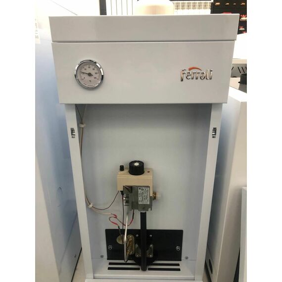 Фото Котел газовый Ferroli TORINO 10 энергонезависимый, напольный, 1 конт, откр. кам. сгор. , изображение 13 — купить в Москве