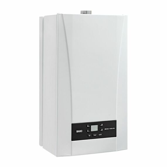 Фото Котел газовый настенный BAXI ECO Nova 24 F, двухконтурный, с закрытой камерой сгорания , изображение 2 — купить в Москве