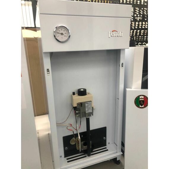 Фото Котел газовый Ferroli TORINO 10 энергонезависимый, напольный, 1 конт, откр. кам. сгор. , изображение 12 — купить в Москве