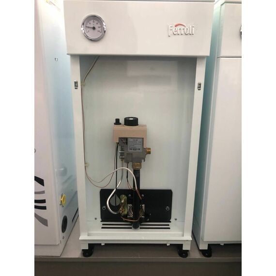 Фото Котел газовый Ferroli TORINO CLASSIC 10 энергонезависимый, напольный, 1 конт, откр. кам. сгор. , изображение 9 — купить в Москве