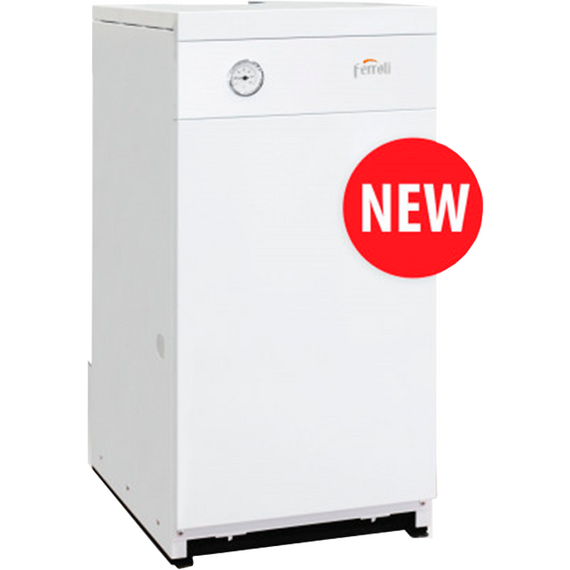 Фото Котел газовый Ferroli TORINO 16 энергонезависимый, напольный, 1 конт, откр. кам. сгор. , изображение 6 — купить в Москве