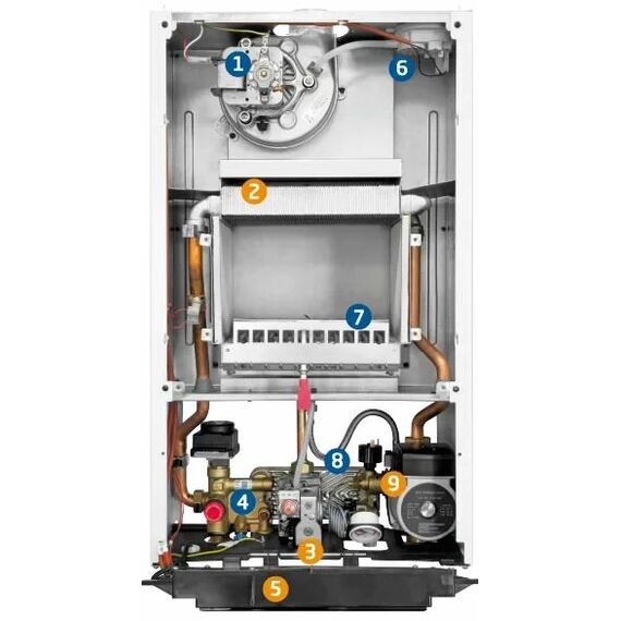 Фото Котел настенный газовый BAXI ECO NOVA 10 F NEW (2025), 10 кВт двухконтурный , изображение 2 — купить в Москве