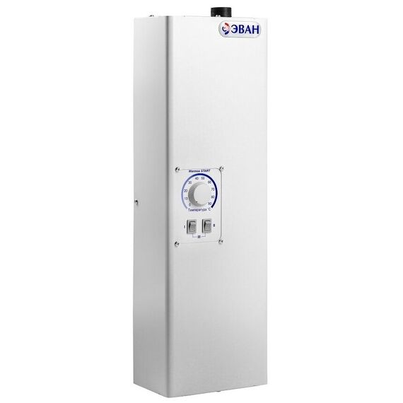 Фото Электрический котел ЭВАН "Warmos Start", 3кВт, 1-контурный, настенный, белый , изображение 2 — купить в Москве