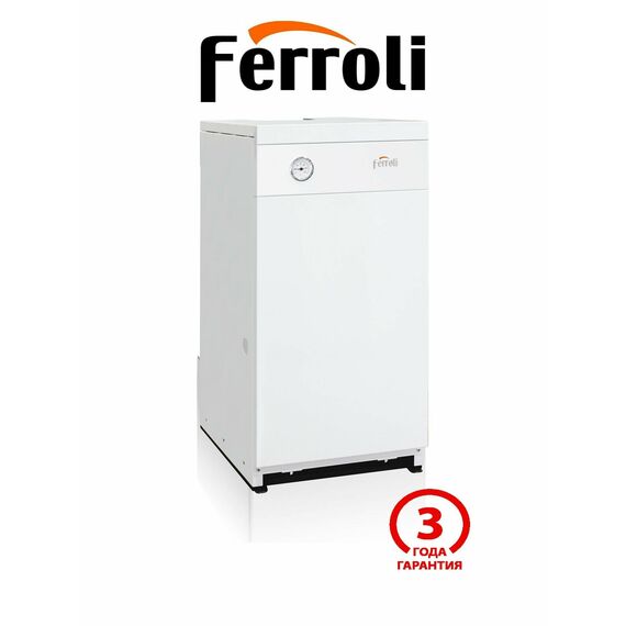Фото Котел газовый Ferroli TORINO 25 энергонезависимый, напольный, 1 конт, откр. кам. сгор. , изображение 2 — купить в Москве