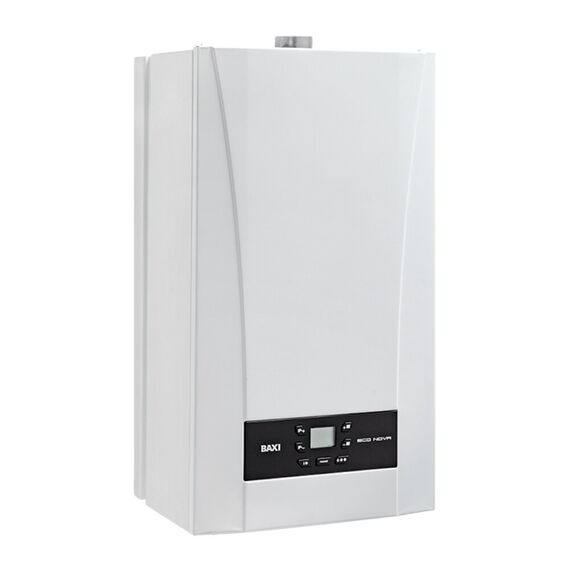 Фото Котел газовый настенный BAXI ECO Nova 18 F, двухконтурный, с закрытой камерой сгорания , изображение 2 — купить в Москве
