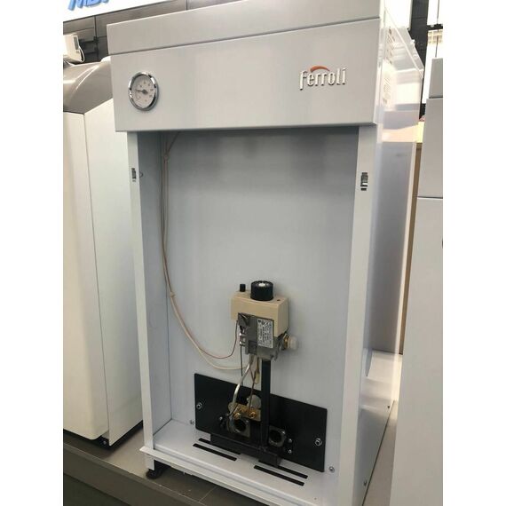 Фото Котел газовый Ferroli TORINO 12,5 энергонезависимый, напольный, 1 конт, откр. кам. сгор. , изображение 18 — купить в Москве