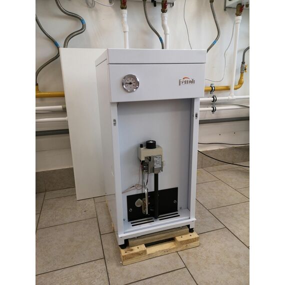 Фото Котел газовый Ferroli TORINO 12,5 энергонезависимый, напольный, 1 конт, откр. кам. сгор. , изображение 11 — купить в Москве
