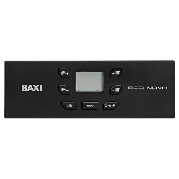 Фото Котел газовый настенный BAXI ECO Nova 31 F, двухконтурный, с закрытой камерой сгорания , изображение 18 — купить в Москве