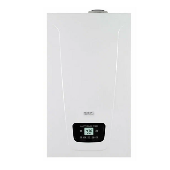 Фото Котел газовый BAXI LUNA DUO-TEC E 1.28 конденсационный, настенный, 1 конт, закр. кам. сгор. , изображение 3 — купить в Москве