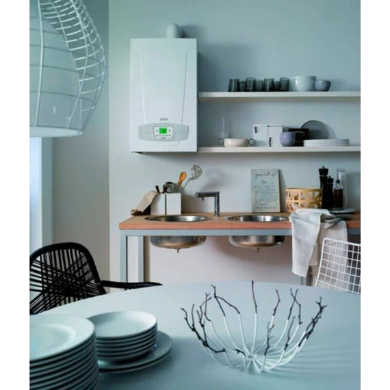 Фото Котел газовый BAXI LUNA DUO-TEC E 40 конденсационный, настенный, 2 конт, закр. кам. сгор. , изображение 8 — купить в Москве