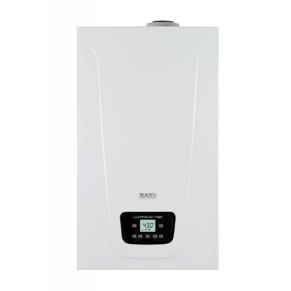 Фото Котел газовый BAXI LUNA DUO-TEC E 1.24 конденсационный, настенный, 1 конт, закр. кам. сгор. , изображение 2 — купить в Москве