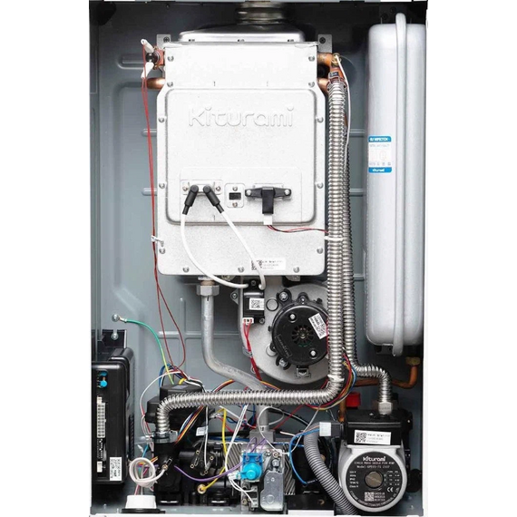 Фото Котел газовый KITURAMI World Alpha-30 настенный, 2 конт, закр. кам. сгор, с выносным п/у , изображение 8 — купить в Москве