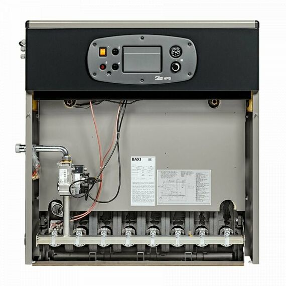 Фото Газовый котел напольный SLIM HPS 1.99 с открытой камерой Baxi A7114601 , изображение 3 — купить в Москве