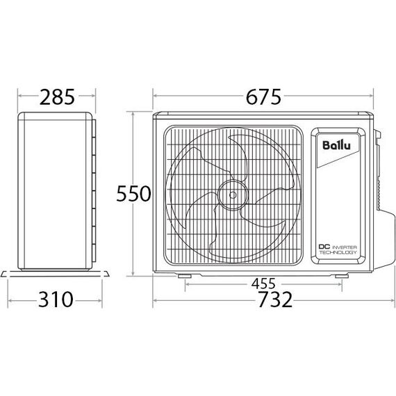 Фото Сплит-система Ballu Greenland DС BSGRI-09HN8_22Y , изображение 14 — купить в Москве