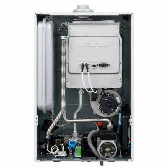 Фото Котел газовый KITURAMI World Alpha-30 настенный, 2 конт, закр. кам. сгор, с выносным п/у , изображение 7 — купить в Москве