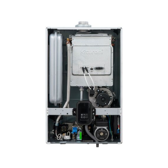 Фото Котел газовый KITURAMI World Alpha C-24 настенный, 2 конт, закр. кам. сгор, медь , изображение 3 — купить в Москве