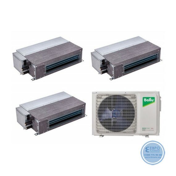 Фото Блок внутренний BALLU BADI-FM/in-09HN8/EU инверторной мульти сплит-системы, канального типа , изображение 6 — купить в Москве
