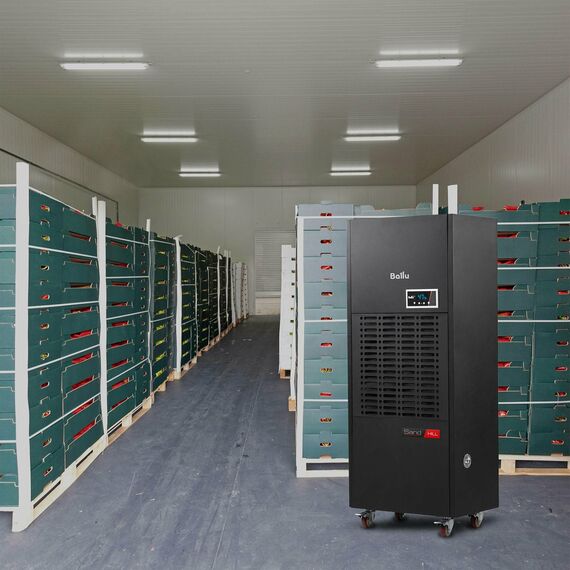 Фото Осушитель воздуха промышленный Ballu Sand hill BDH-168LE колонного типа , изображение 10 — купить в Москве