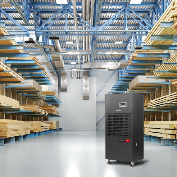 Фото Осушитель воздуха промышленный Ballu Sand hill BDH-240LE колонного типа , изображение 10 — купить в Москве